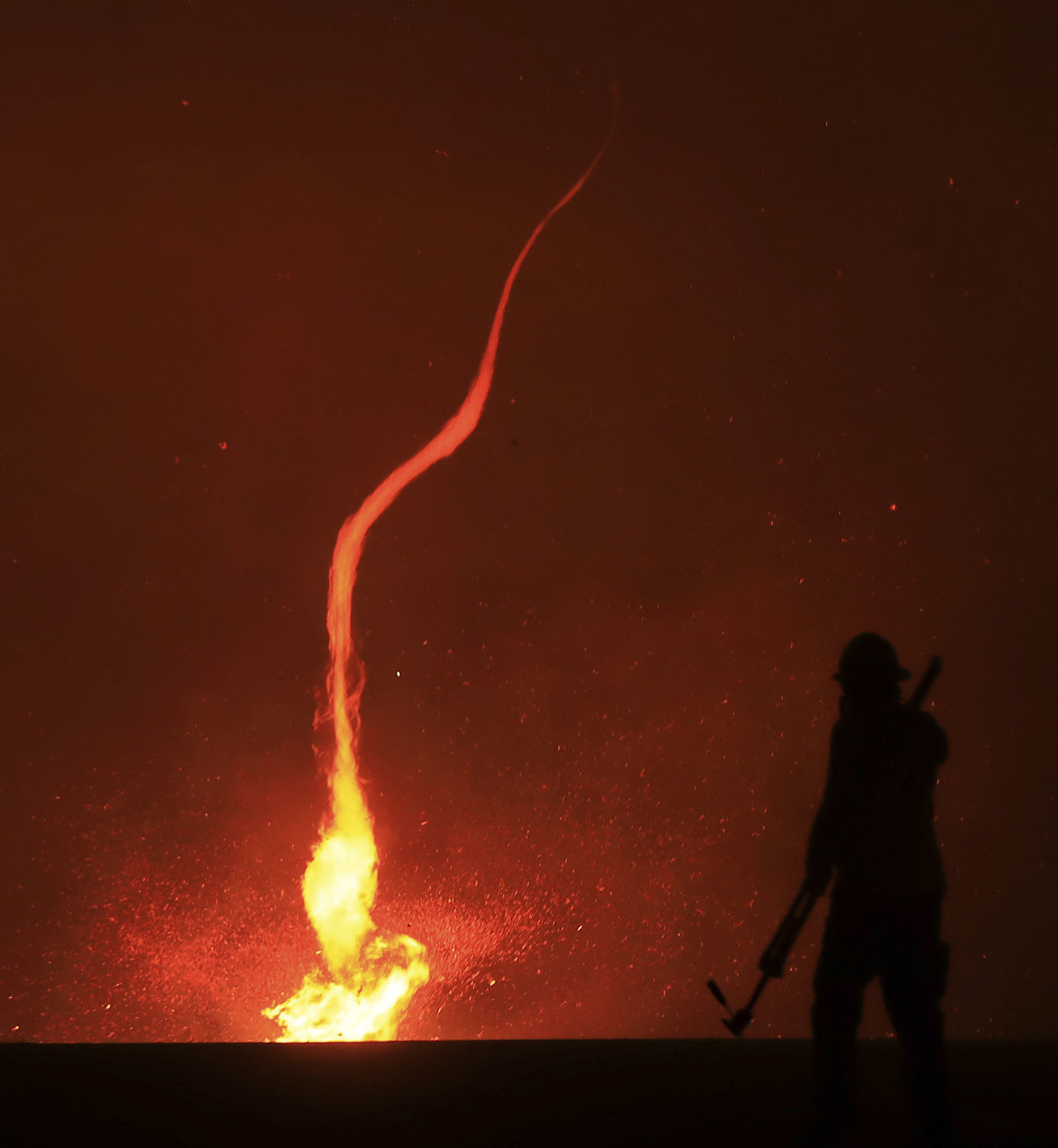 California wildfires blackout